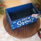 Let It Snow Holiday Wood Mini Crate