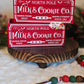 North Pole Milk & Cookie Co Holiday Wood Mini Crate