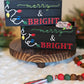 Merry & Bright Holiday Wood Mini Crate