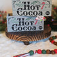 Hot Cocoa Holiday Wood Mini Crate