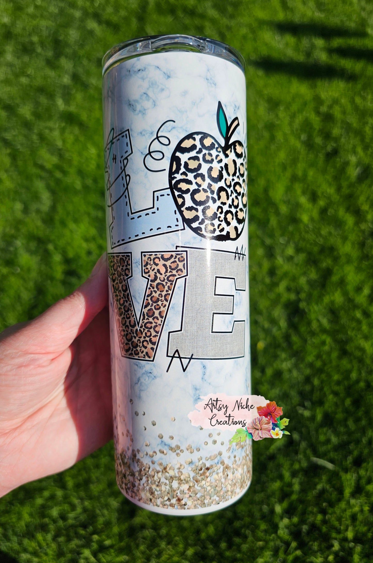 20 oz #Teacher Life Sublimation Tumbler - Imperfect