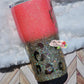 20 oz Modern Curve Another Fine Day Ruined Coral & Gold Ombre Leopard Print Epoxy Tumbler