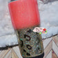 20 oz Modern Curve Another Fine Day Ruined Coral & Gold Ombre Leopard Print Epoxy Tumbler