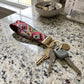 Geometric Diamond Keychain Wristlet