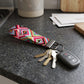 Geometric Diamond Keychain Wristlet