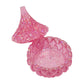 Pink Holographic Glitter Faceted Teardrop Resin Jewelry Jar