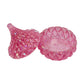 Pink Holographic Glitter Faceted Teardrop Resin Jewelry Jar