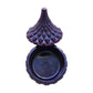 Epoxy Resin Purple and Black Color-shift Mica Powder Teardrop Diamond Pattern Jewelry Jar