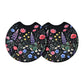 Rainbow Wildflower Meadow 2 Pack Neoprene Car Coaster Set