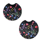 Rainbow Wildflower Meadow 2 Pack Neoprene Car Coaster Set