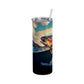 Rainbow Trout Fishing Scene 20oz Skinny Tumbler