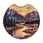 Mountain River & Bison 2 Pack Neoprene Car Coaster Set