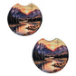 Mountain River & Bison 2 Pack Neoprene Car Coaster Set