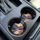Mountain River & Bison 2 Pack Neoprene Car Coaster Set