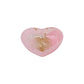 Rose Gold Pink Glitter & Gold Leaf Resin Mini Heart Tray