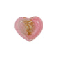 Rose Gold Pink Glitter & Gold Leaf Resin Mini Heart Tray