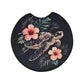 Sea Turtle Neoprene 2 Pack Car Coaster Set