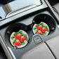 Strawberries 2 Pack Neoprene Car Coaster Set