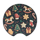 Christmas Sugar Cookies 2-Pack Neoprene Car Coaster Set