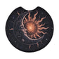 Celestial Sun & Moon 2 Pack Neoprene Car Coaster Set
