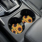 Vibrant Sunflower 2 Pack Neoprene Car Coaster Set