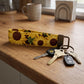 Sunflower Keychain Wristlet