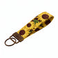 Sunflower Keychain Wristlet