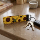 Sunflower Keychain Wristlet