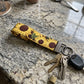 Sunflower Keychain Wristlet