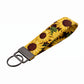 Sunflower Keychain Wristlet