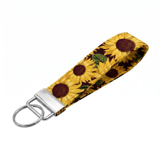 Sunflower Keychain Wristlet