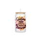 Sunshine Mixed With a Little Hurricane 16oz Frosted Glass Can Set