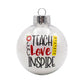 Teach Love Inspire Teacher Ruler Christmas Ornament