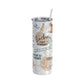 Teacher Daily Affirmations Holographic 20oz Skinny Tumbler