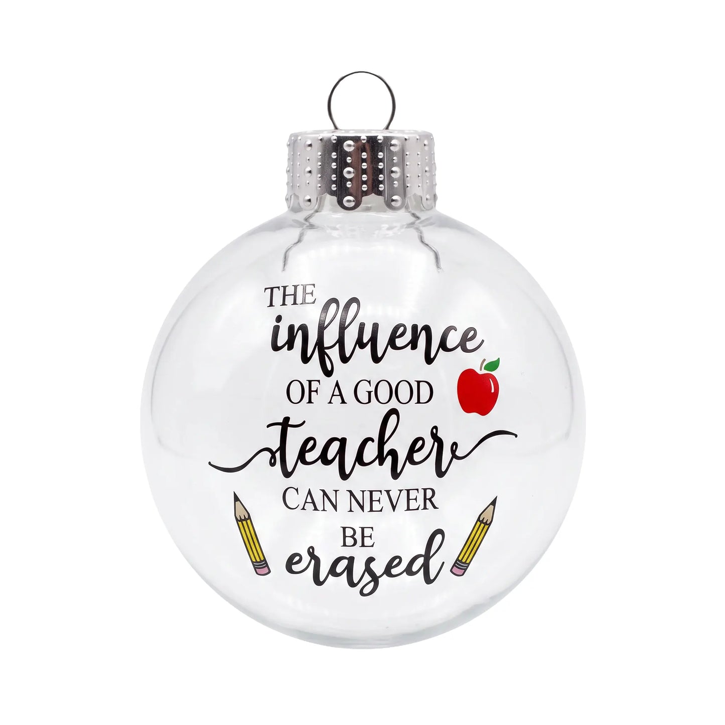 Influence of a Good Teacher Double Pencil Christmas Ornament