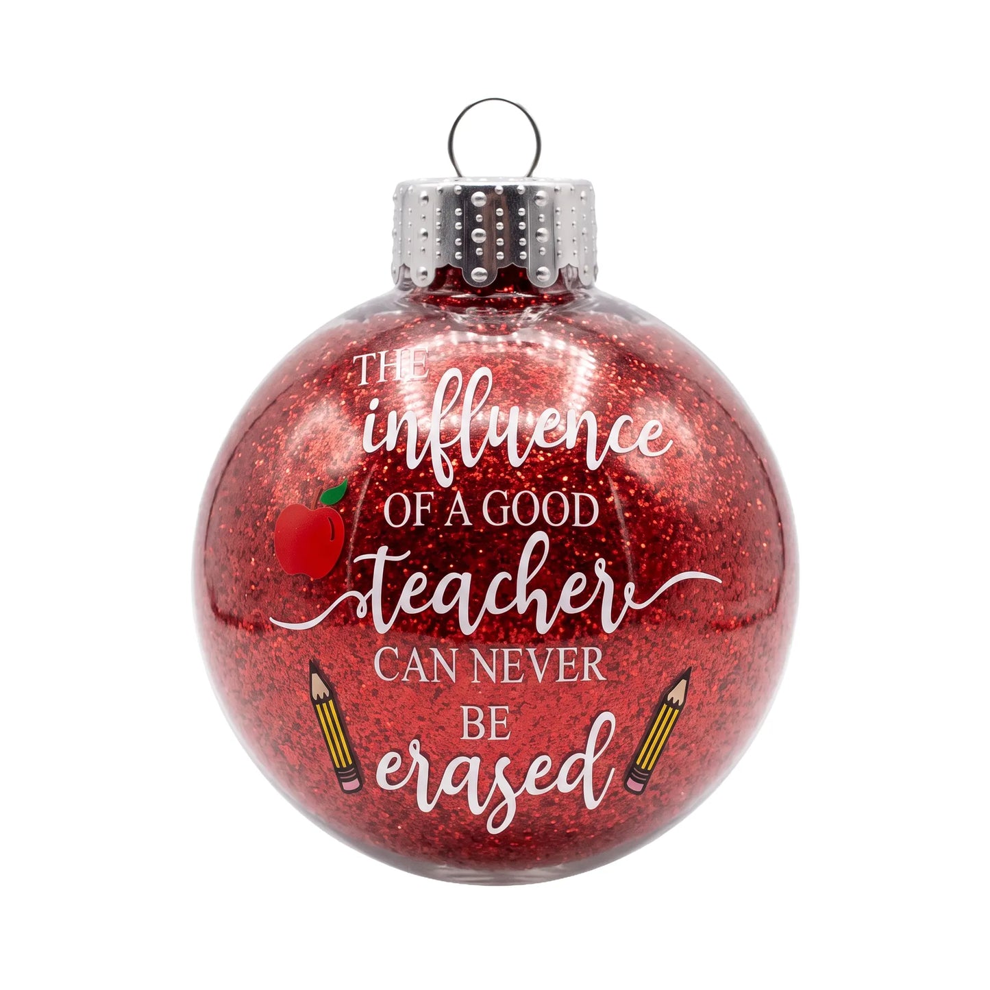 Influence of a Good Teacher Double Pencil Christmas Ornament