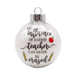 Influence of a Good Teacher Double Pencil Christmas Ornament