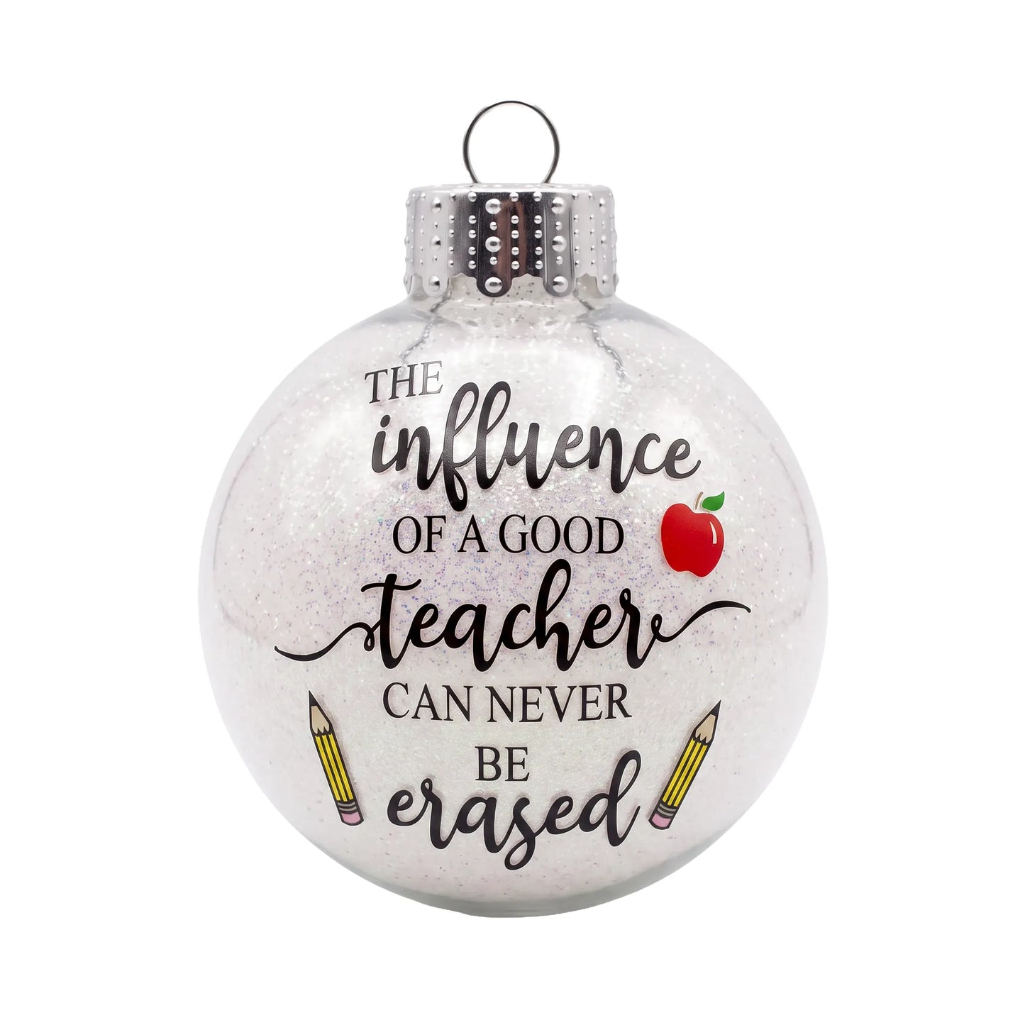 Influence of a Good Teacher Double Pencil Christmas Ornament