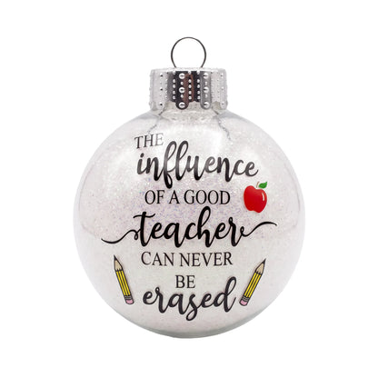 Influence of a Good Teacher Double Pencil Christmas Ornament