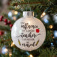 Influence of a Good Teacher Double Pencil Christmas Ornament