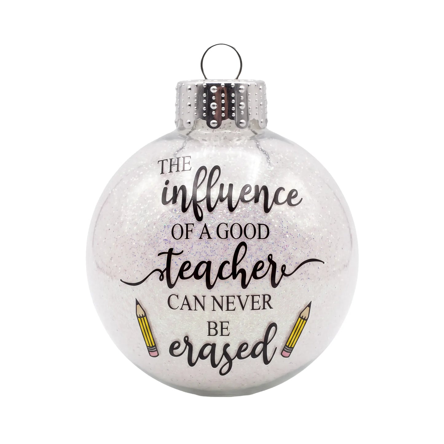 Influence of a Good Teacher Double Pencil Christmas Ornament