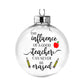 The Influence of a Good Teacher Double Pencil Christmas Ornament