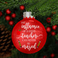 The Influence of a Good Teacher Double Pencil Christmas Ornament