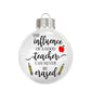 The Influence of a Good Teacher Double Pencil Christmas Ornament