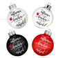 The Influence of a Good Teacher Apple Pencil Glass Ball Christmas Ornament