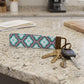 Geometric Quatrefoil Keychain Wristlet
