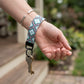 Geometric Quatrefoil Keychain Wristlet