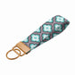 Geometric Quatrefoil Keychain Wristlet