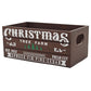Christmas Tree Farm Brown Design Holiday Wood Mini Crate