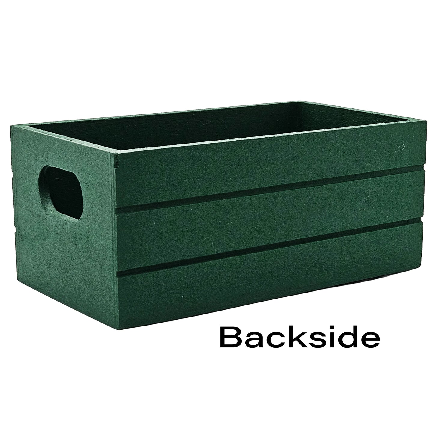 Christmas Tree Farm Green Design Holiday Wood Mini Crate